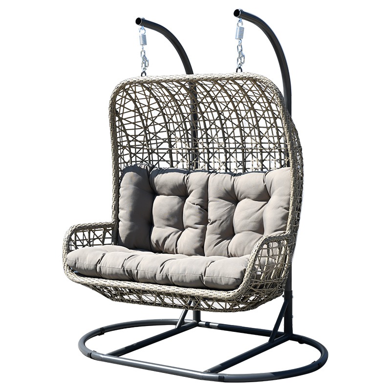 Garden Swing Chair - Garten-Terrassen-Doppelsitzschaukel für 2 Personen, Hängesessel für