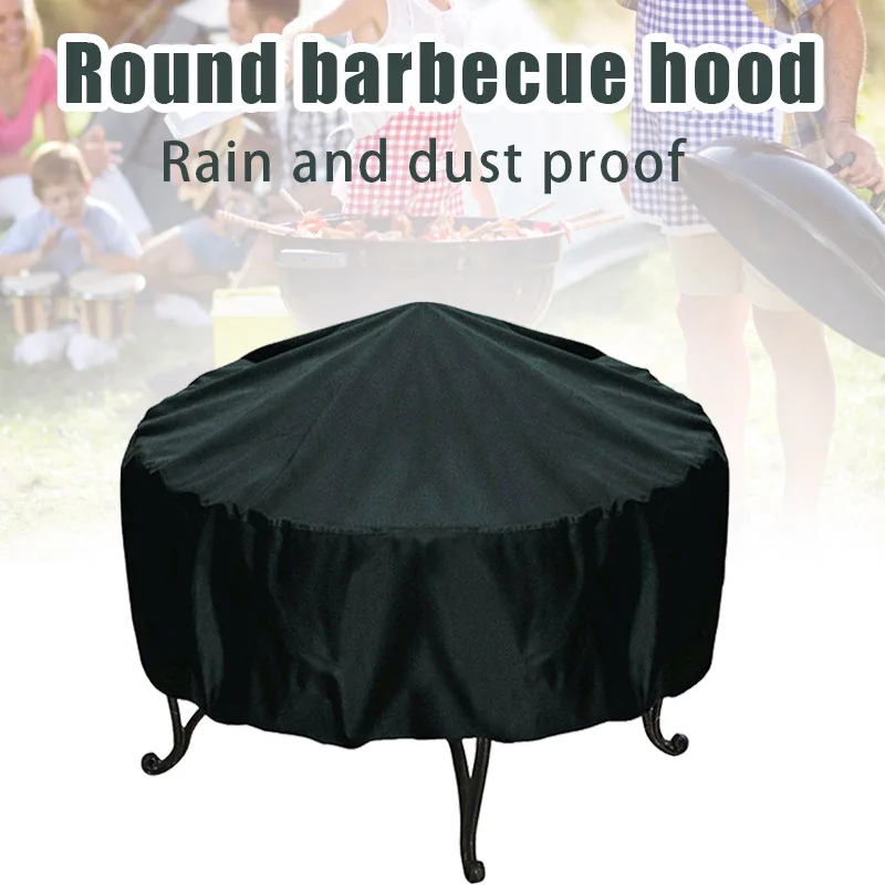 Outdoor Furniture Fire Pit Set - Feuerstelle Abdeckung Runde Brazier Herd Abdeckung