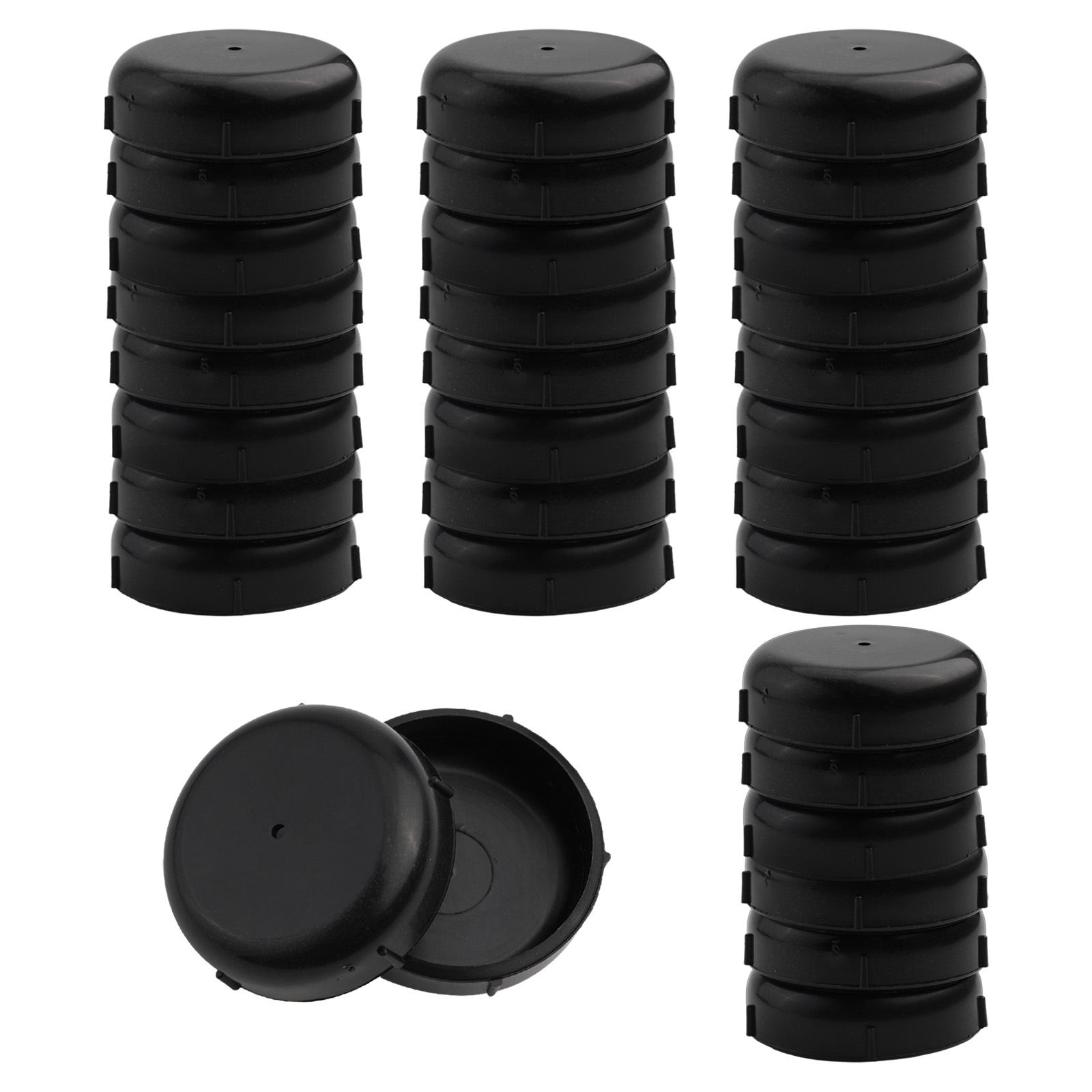 Outdoor Furniture Glides - Outdoor-Möbelfußschoner aus Schmiedeeisen, 32er-Pack mit Drainagelöchern