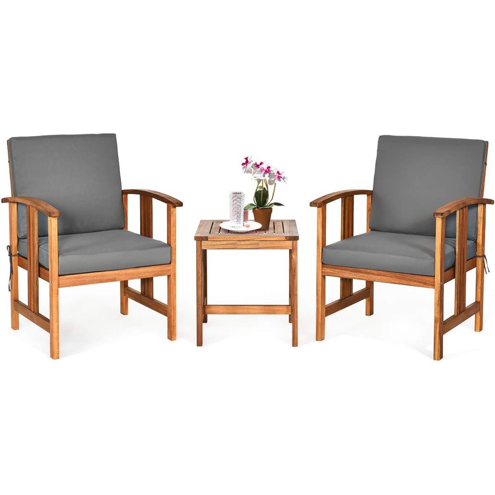 3-teiliges Terrassenmöbel-Set, – Outdoor Furniture Ofo Bewertung und Preis