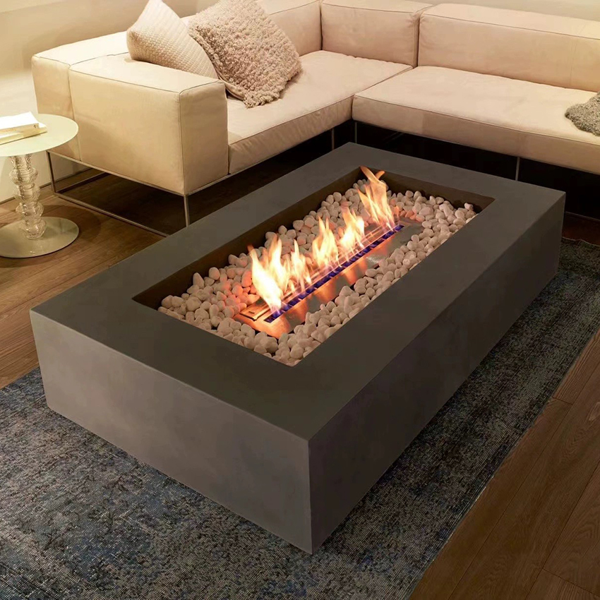 Moderner Corten-Stahl-Gasfeuer – Outdoor Furniture Fire Pit Set Bewertung und Preis