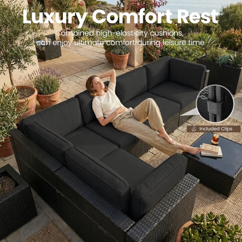 8-teiliges Gartenmöbel-Set aus – Outdoor Furniture Fire Pit Set Bewertung und Preis