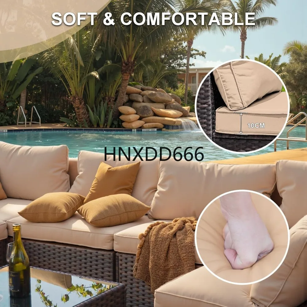 7-teiliges Gartenmöbel-Set mit – Outdoor Furniture Fire Pit Set Bewertung und Preis