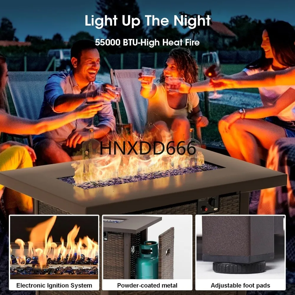 7-teiliges Gartenmöbel-Set mit – Outdoor Furniture Fire Pit Set Bewertung und Preis