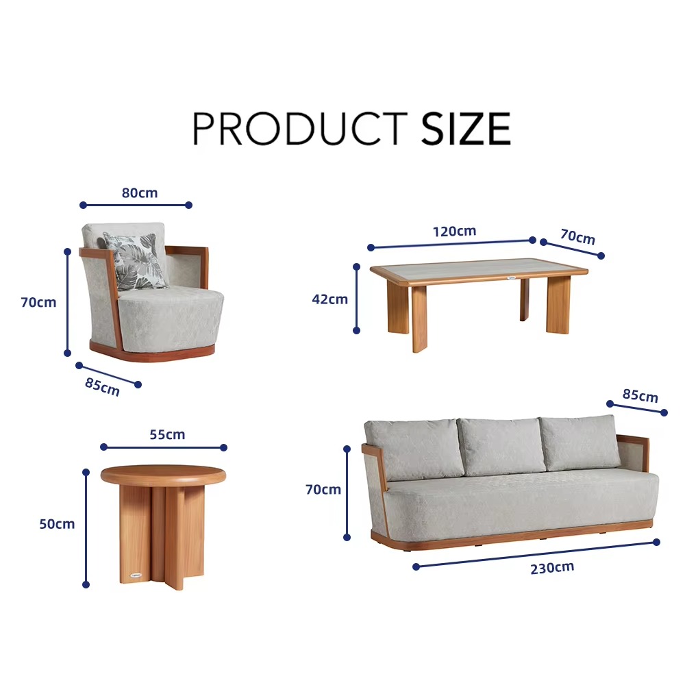 Modernes Outdoor-Aluminium-Sof – Outdoor Furniture Quality Bewertung und Preis