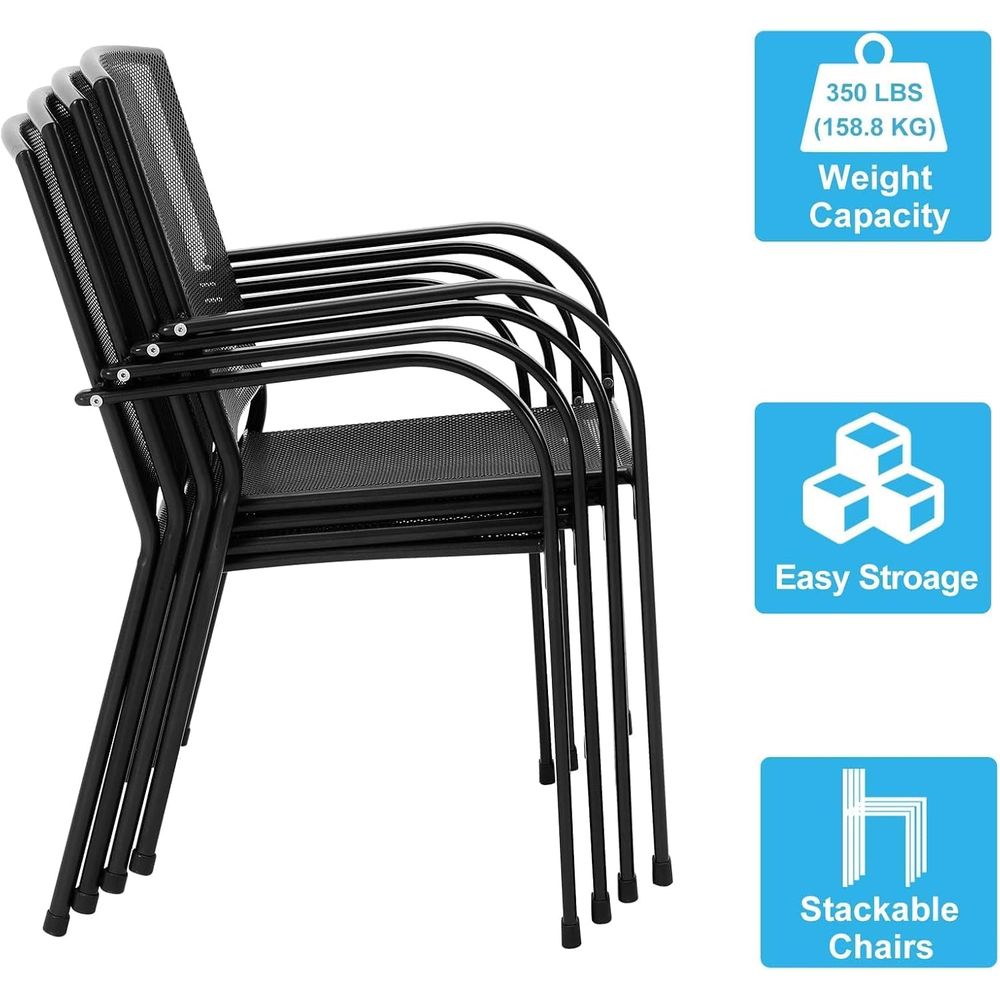 Outdoor-Gartenstuhl-Set mit 4  – Outdoor Furniture Ofo Bewertung und Preis