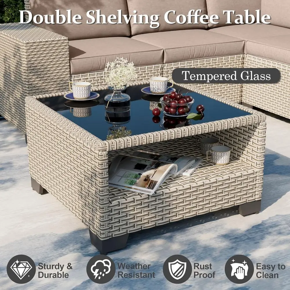 7-teiliges Outdoor-Terrassenmö – Outdoor Furniture Fire Pit Set Bewertung und Preis