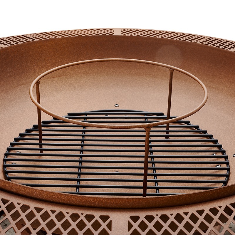 2026 Moderner Outdoor-Stahlgri – Outdoor Furniture Fire Pit Set Bewertung und Preis