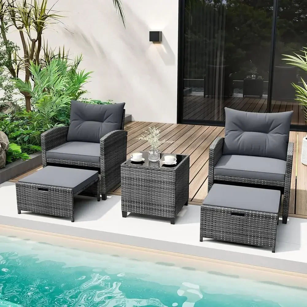 5-teiliges Outdoor-Möbelset au – Outdoor Furniture Grey Bewertung und Preis
