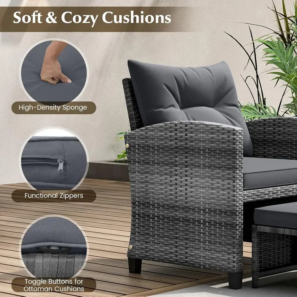 5-teiliges Outdoor-Möbelset au – Outdoor Furniture Grey Bewertung und Preis
